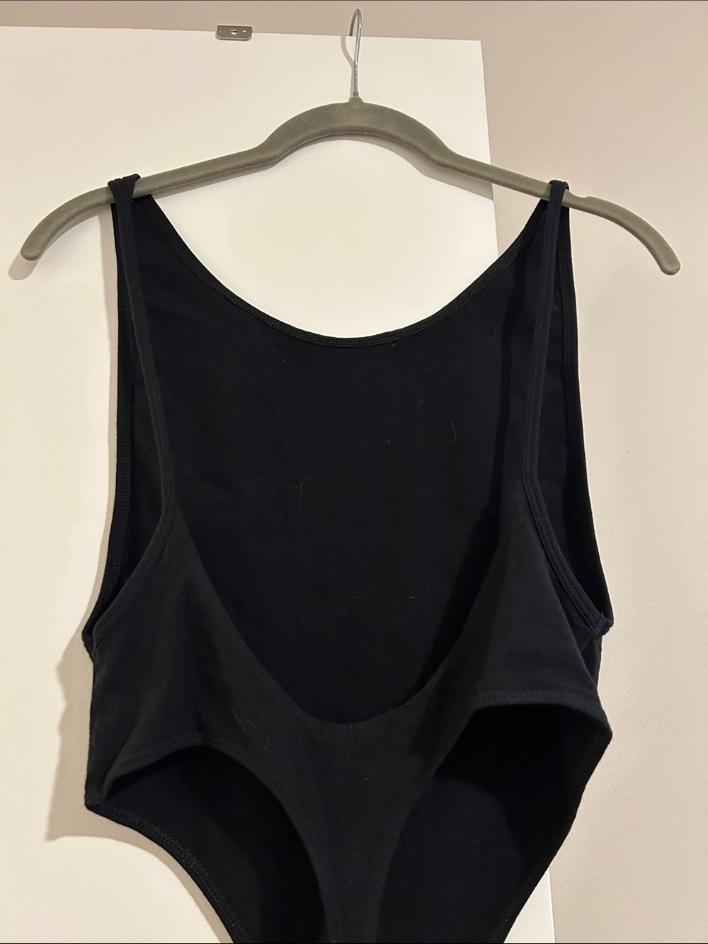 American Apparel Black Open Back Bodysuit - Picture 5 of 5
